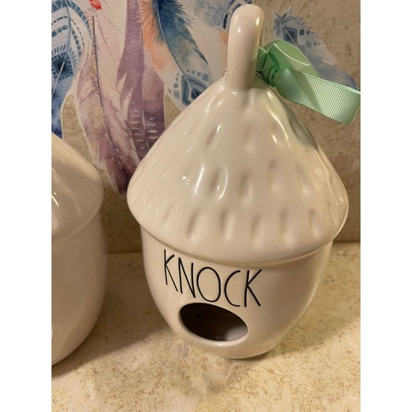 Rae Dunn KNOCK PERCH Birdhouse Bundle - Picture 3 of 6
